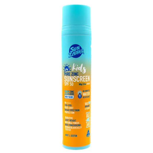 Pure Zinc Kids Mineral Sunscreen SPF 50 Natural Kids Sun Cream
