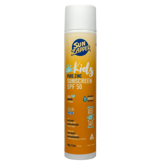Pure Zinc Kids Mineral Sunscreen SPF 50 Natural Kids Sun Cream