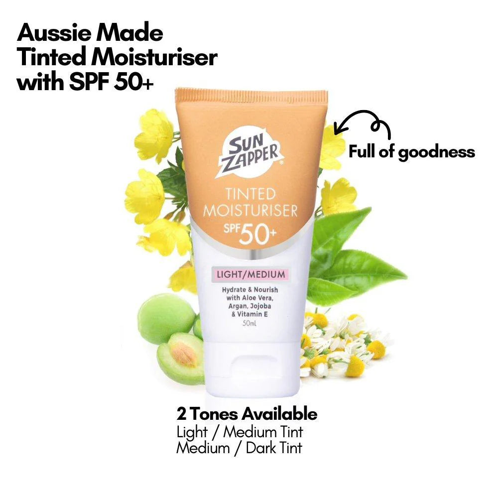 Crème hydratante teintée SPF 50+