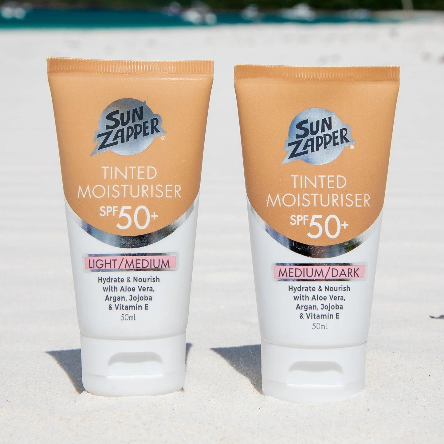 Crème hydratante teintée SPF 50+